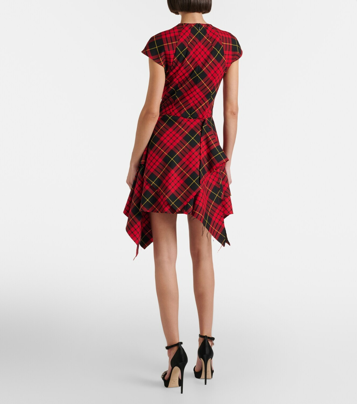 McQueen Asymmetric minidress