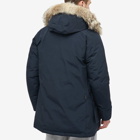 Woolrich Men's Arctic Detachable Fur Parka Jacket in Melton Blue