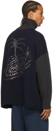 Palm Angels Black Galaxy Turtleneck