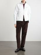 Burberry - Logo-Embroidered Jersey Zip-Up Sweatshirt - White