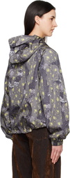 GANNI Gray Flowers Jacket
