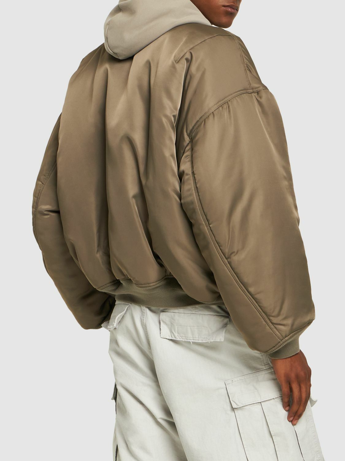 BALENCIAGA - All In Nylon Bomber Jacket Balenciaga