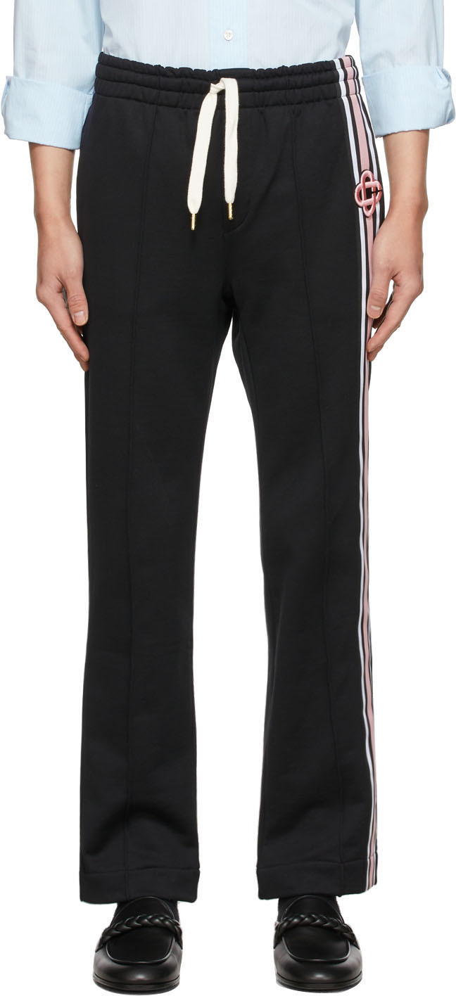 Casablanca Black Stripe Tracksuit Sweatpants Casablanca