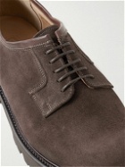 Grenson - Camden Suede Derby Shoes - Brown