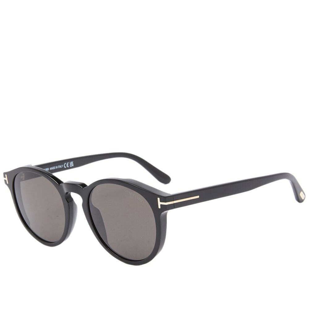 Photo: Tom Ford Sunglasses Men's Tom Ford Ian Sunglasses in Shiny Black/Smoke