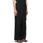 Y-3 Black Sport Uniform Adaptive 3-Stripes Trousers