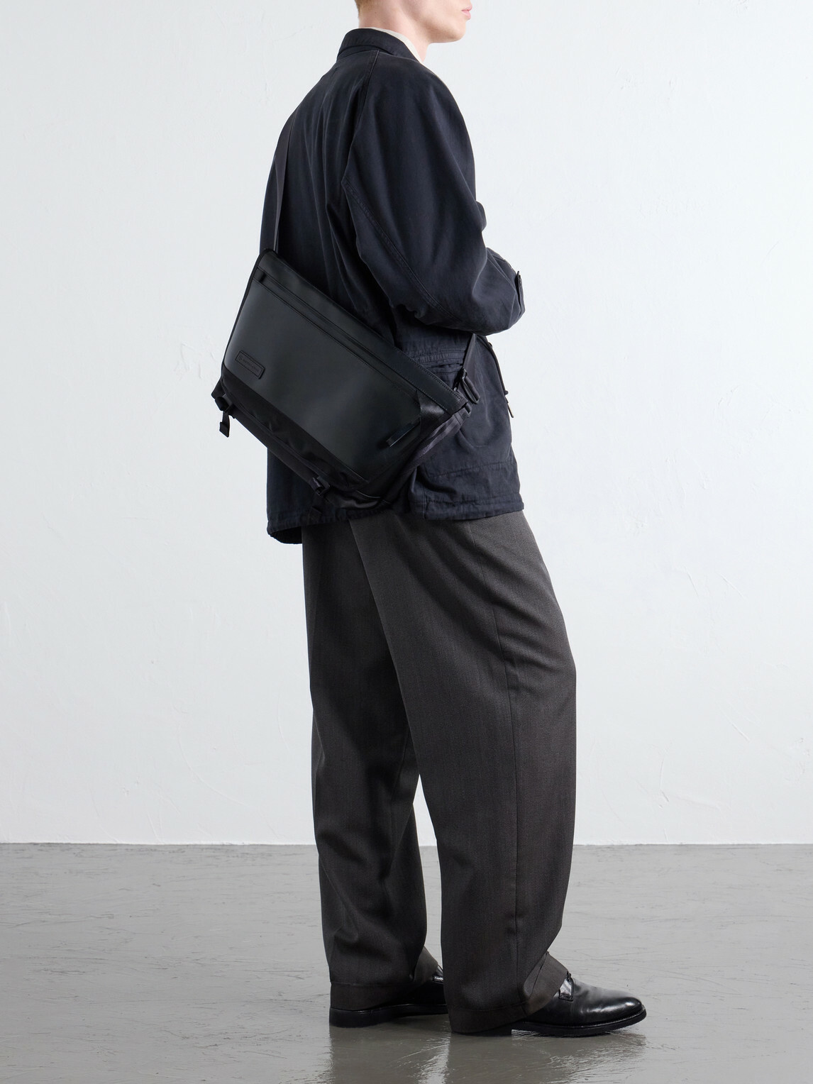 Master-Piece - Leather-Trimmed CORDURA® Canvas Messenger Bag