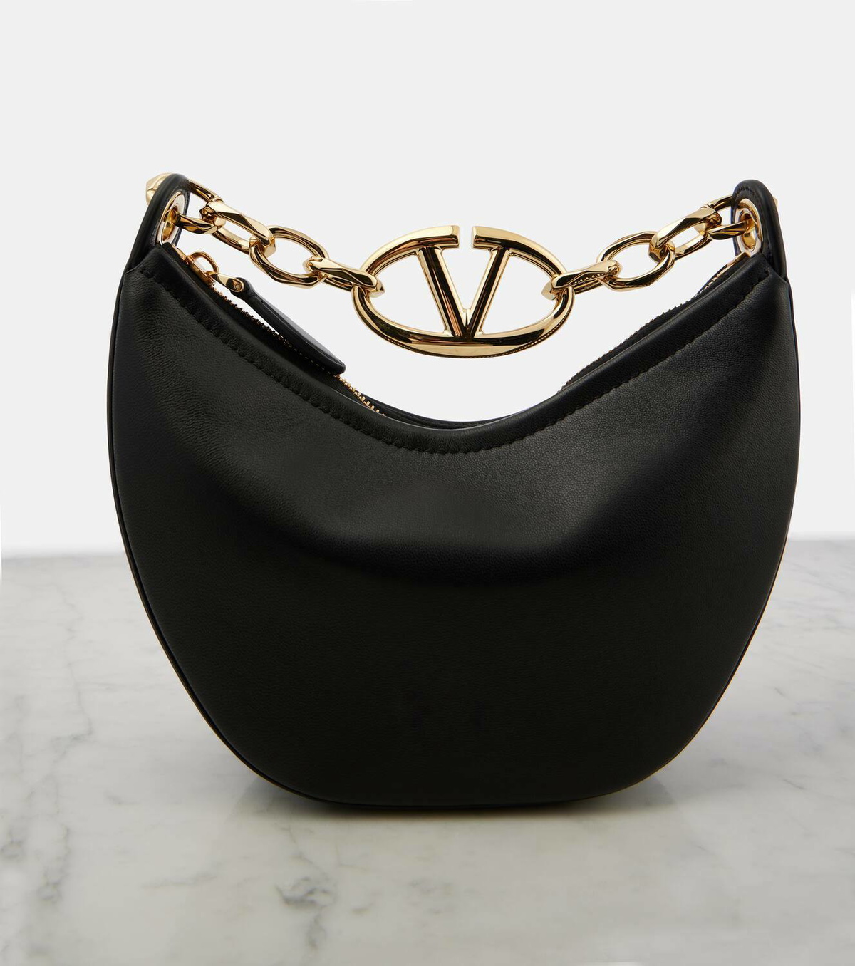 Valentino Garavani VLogo Moon Mini leather shoulder bag