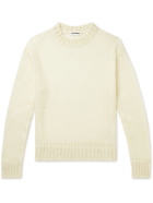 Jil Sander - Mohair and Silk-Blend Sweater with T-Shirt - Neutrals