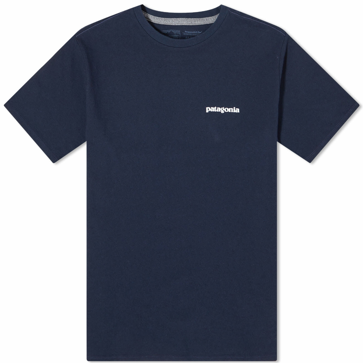Patagonia P-6 Logo Responsibili-Tee in Classic Navy
