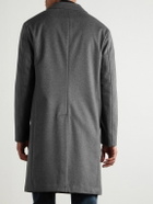 Incotex - Incotex Montedoro Brushed Wool-Blend Coat - Gray