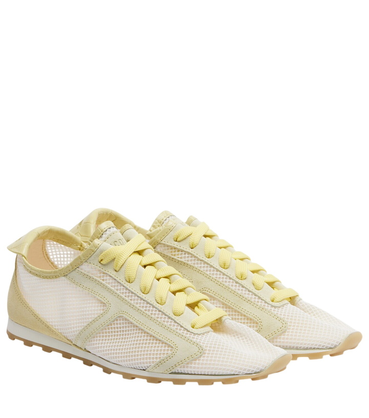 Photo: Jacquemus Tennis leather-trimmed sneakers