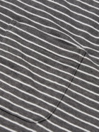 Faherty - Cloud Striped Pima Cotton and Modal-Blend Polo Shirt - Gray