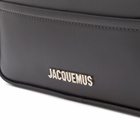Jacquemus Men's Le Baneto Small Messenger Bag in Black 