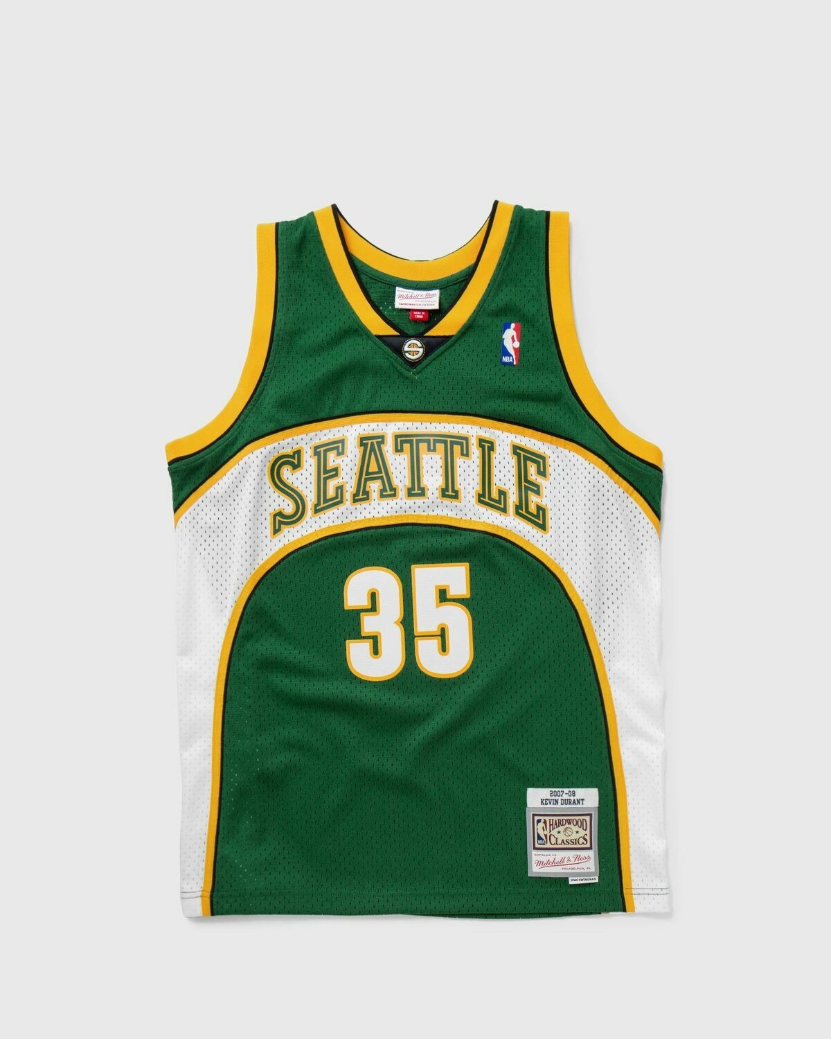 Kevin Durant Jersey  Seattle Supersonics Mitchell & Ness 2007 Throwback -  Green