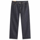 Kaptain Sunshine Men's Indigo Straight Denim Jeans in Indigo One Wash
