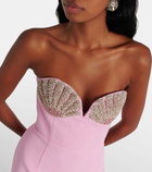 Rebecca Vallance Cordelia embellished strapless gown