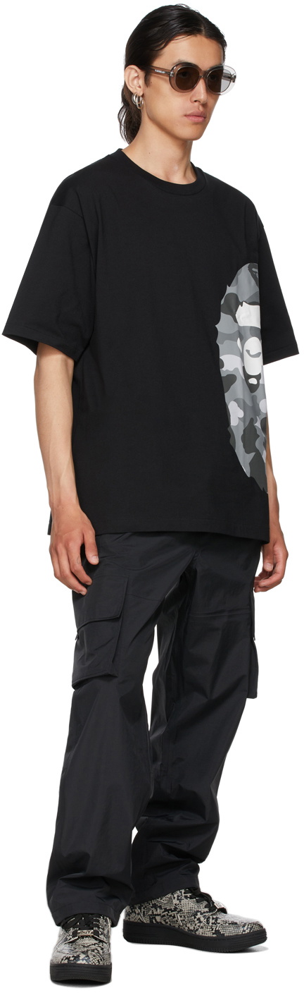 BAPE Color Camo Side Big Ape Head Relaxed Tee Black/Gray