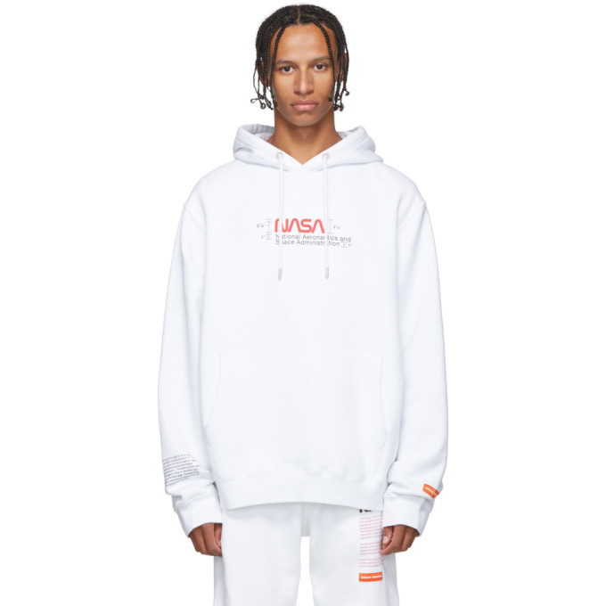 Photo: Heron Preston White Manual Hoodie