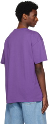 Carhartt Work In Progress Purple Heat Script T-Shirt