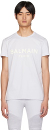 Balmain Blue Printed T-Shirt