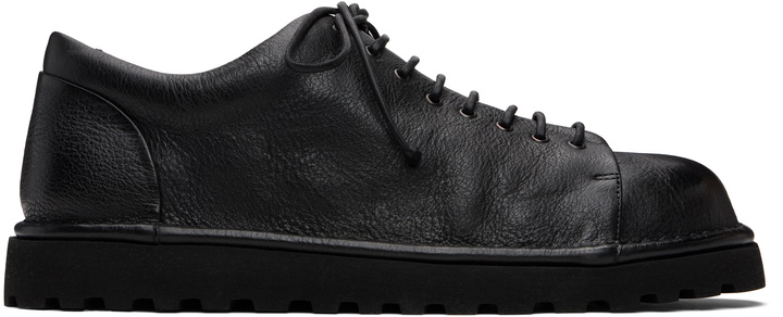 Photo: Marsèll Gomme Black Leather Derby Sneakers
