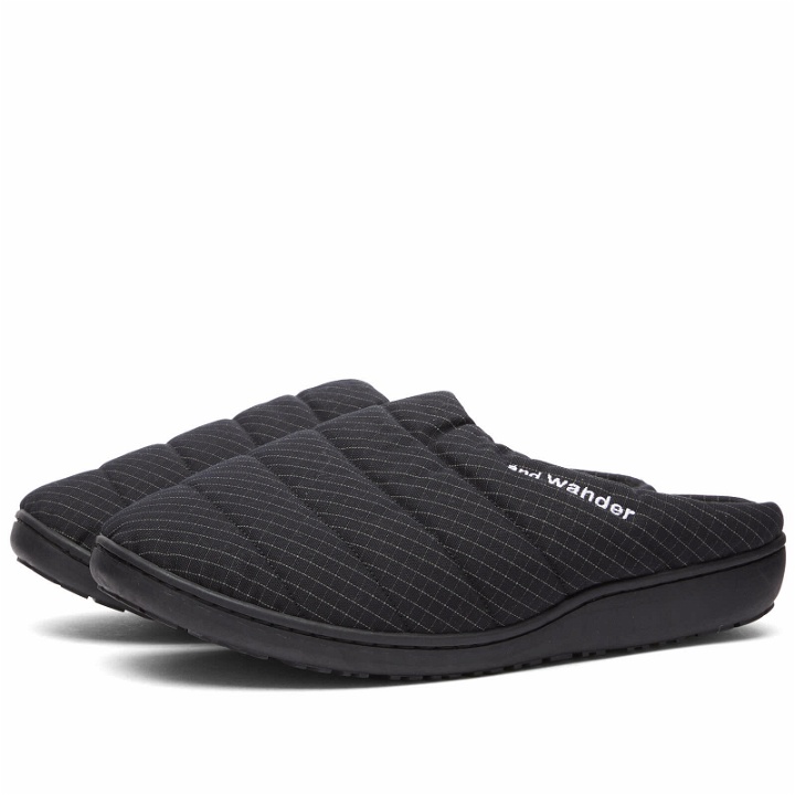 Photo: And Wander Men's x SUBU Rip Sandal in Black Reflective
