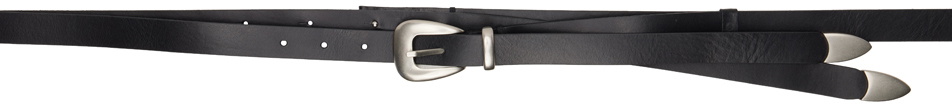 AFTER PRAY Black Double Waist Belt
