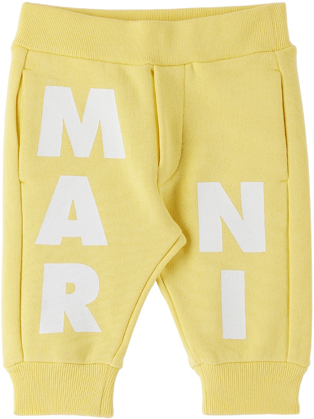 Photo: Marni Baby Yellow Printed Sweatpants