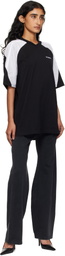 VETEMENTS Black 'Cradle Of Filth' Bell-Bottom Sweatpants
