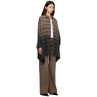 R13 Black Draped Front Shirt