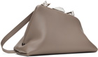 The Attico Taupe Day Off Shoulder Bag