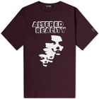 Raf Simons Men's Altered Reality T-Shirt in Dark Aubergine