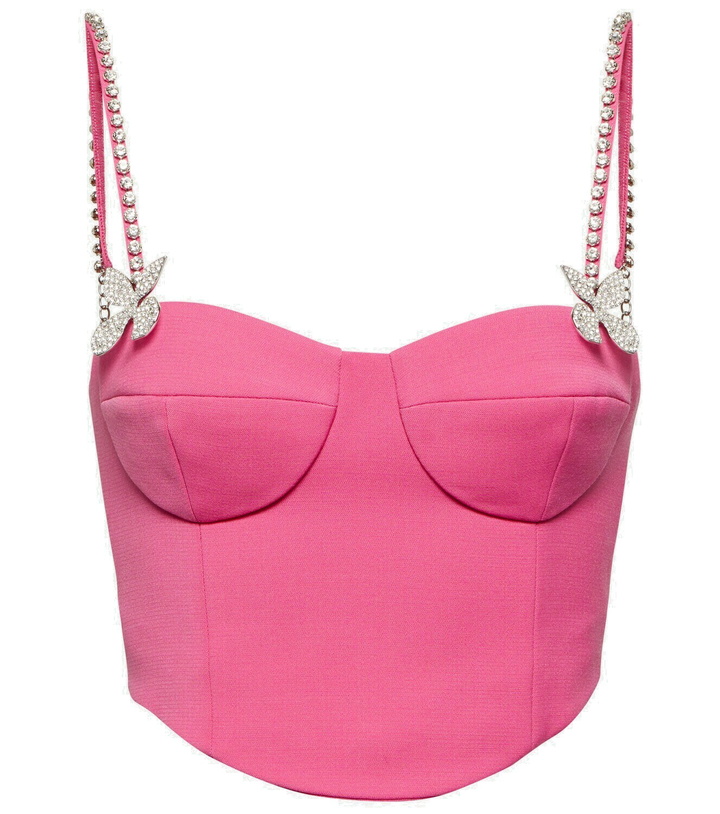 Photo: Area Embellished wool bustier