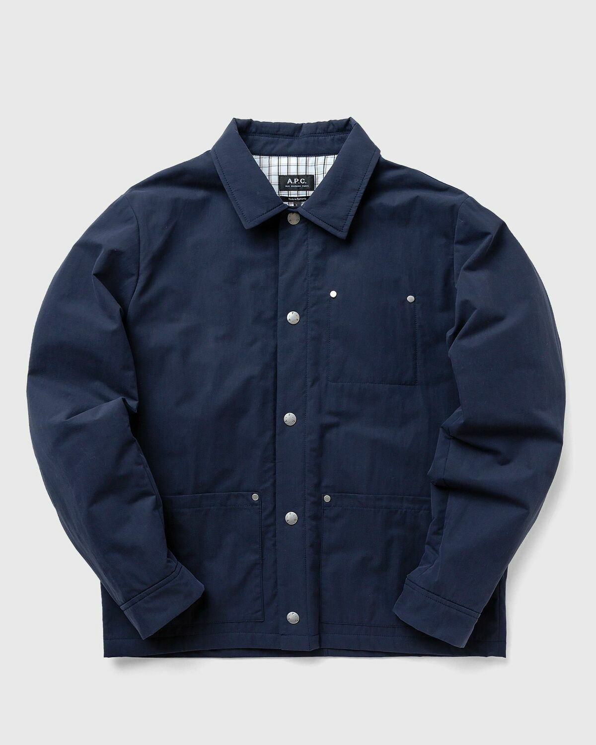 A.P.C. Blouson Doyle Blue - Mens - Overshirts A.P.C