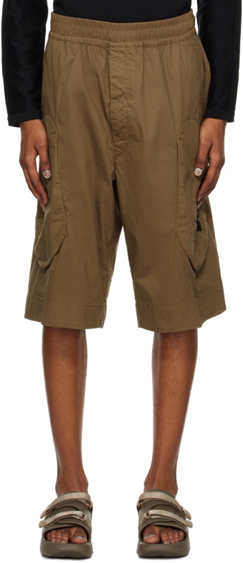 Photo: Stone Island Shadow Project Brown Patch Shorts