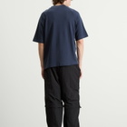 Umbro Men's Iconic Boxy T-Shirt in Dark Navy/Vista Blue