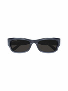 Balenciaga Eyewear Bb0390 - Crystal Grey Sunglasses