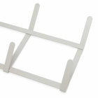 HAY Tape Coat Rack - Small in Metallic Grey 