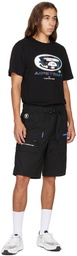 AAPE by A Bathing Ape Black Cargo Shorts