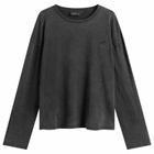 Mellow Clo Men's Everyday Longsleeve T-Shirt in Washed Black