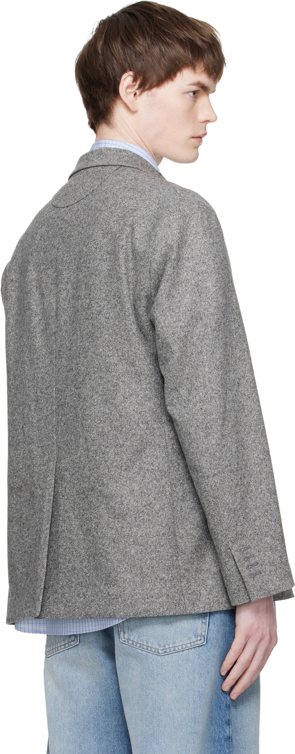 Commission Gray Varsity Blazer