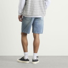 thisisneverthat Men's Relaxed Denim Shorts in Washed Blue
