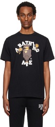 BAPE Black College Milo T-Shirt