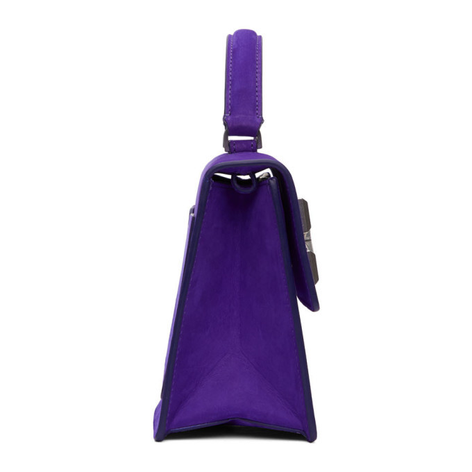 Violet Suede Jitney 1.0 Purse - GBNY