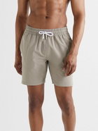 Frescobol Carioca - Parley Straight-Leg Mid-Length Swim Shorts - Gray