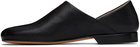 LEMAIRE Black Square Toe Slippers