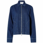 A Kind of Guise Women's Jasna Zip Jacket in Raw Riviera Denim