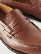 J.M. Weston - Leather Penny Loafers - Brown