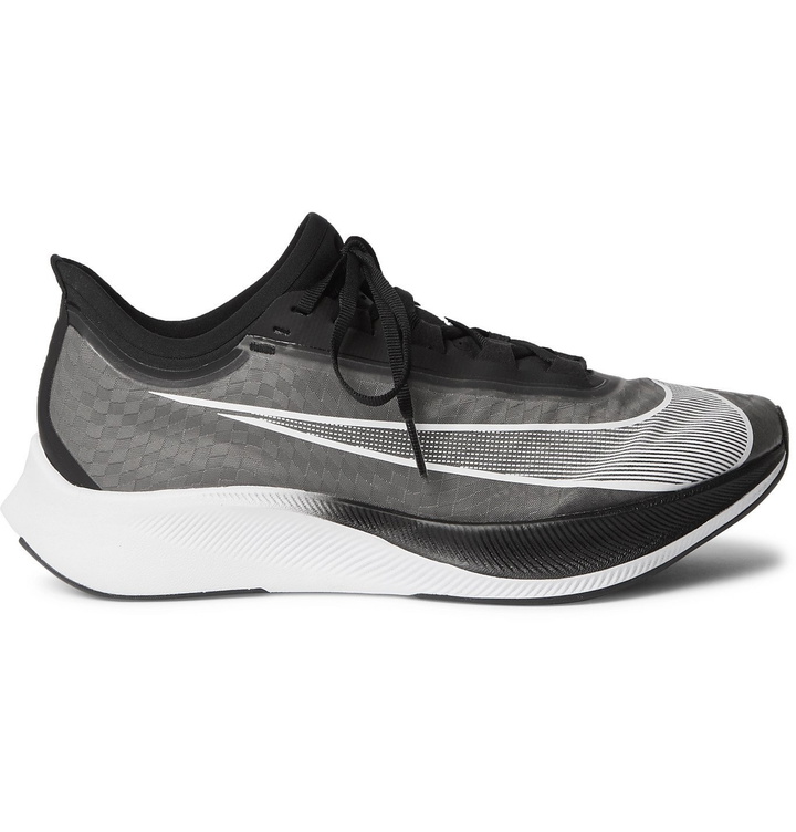 Photo: Nike Running - Zoom Fly 3 Mesh Running Sneakers - Black